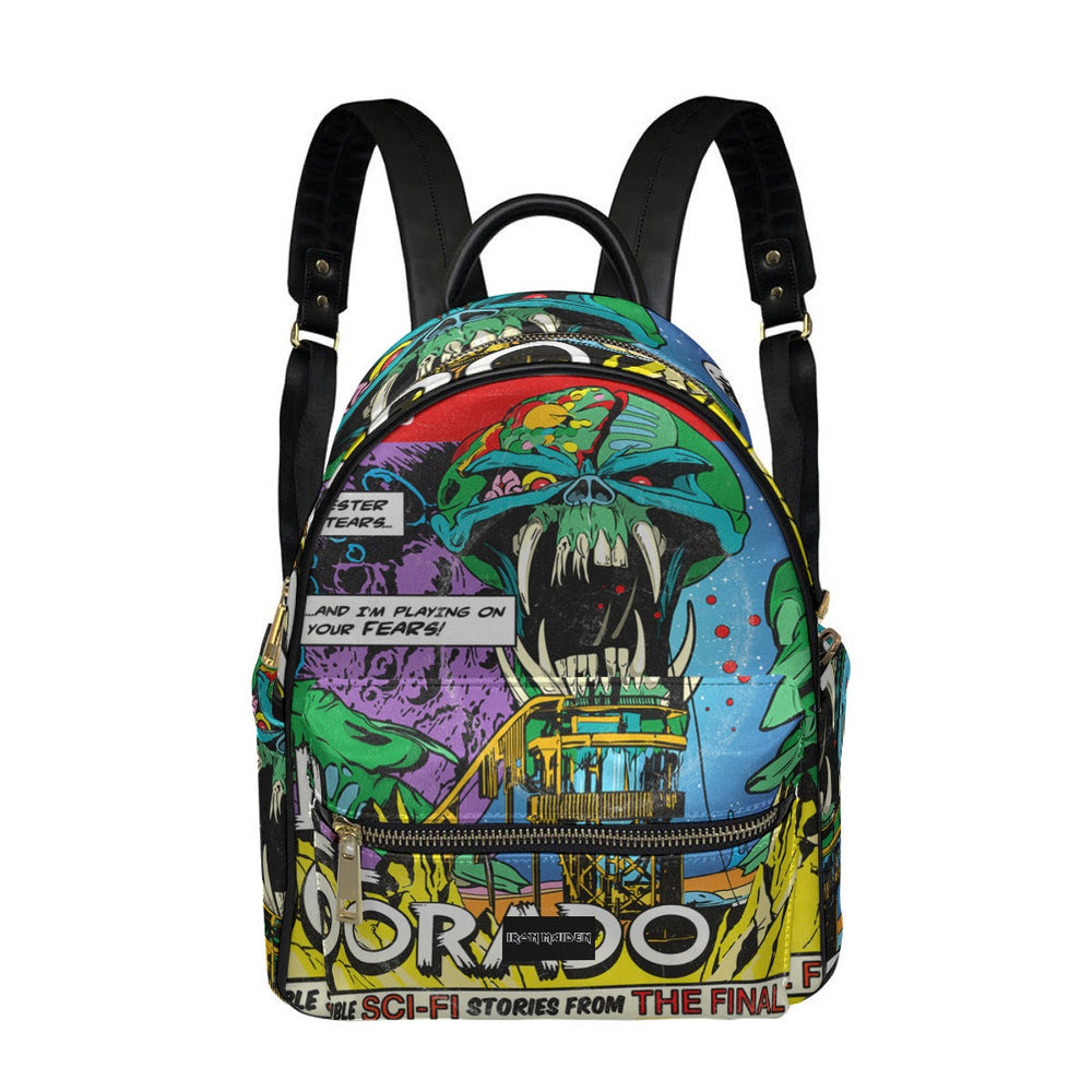 Iron Maiden Comic Book Mini-Backpack - Vegan Leather [Backpack] (ONLINE ORDER ONLY)