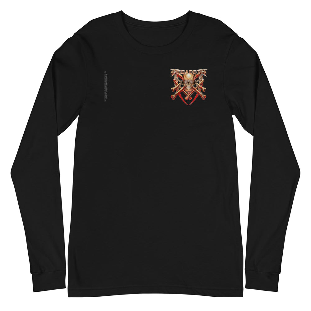 Megadeth - Crossed Bones Long Sleeve T-Shirt [Apparel] (ONLINE ORDER ONLY)
