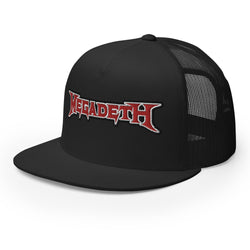 MegaDeth Electric Logo Embroidered Trucker Hat [Apparel] (ONLINE ORDER ONLY)