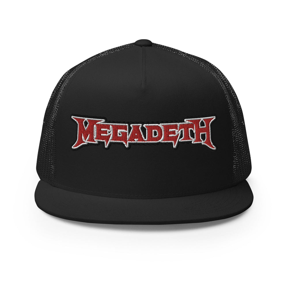 MegaDeth Electric Logo Embroidered Trucker Hat [Apparel] (ONLINE ORDER ONLY)