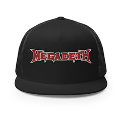 MegaDeth Electric Logo Embroidered Trucker Hat [Apparel] (ONLINE ORDER ONLY)