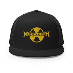 MegaDeth Nuclear Logo Embroidered Trucker Hat [Apparel] (ONLINE ORDER ONLY)