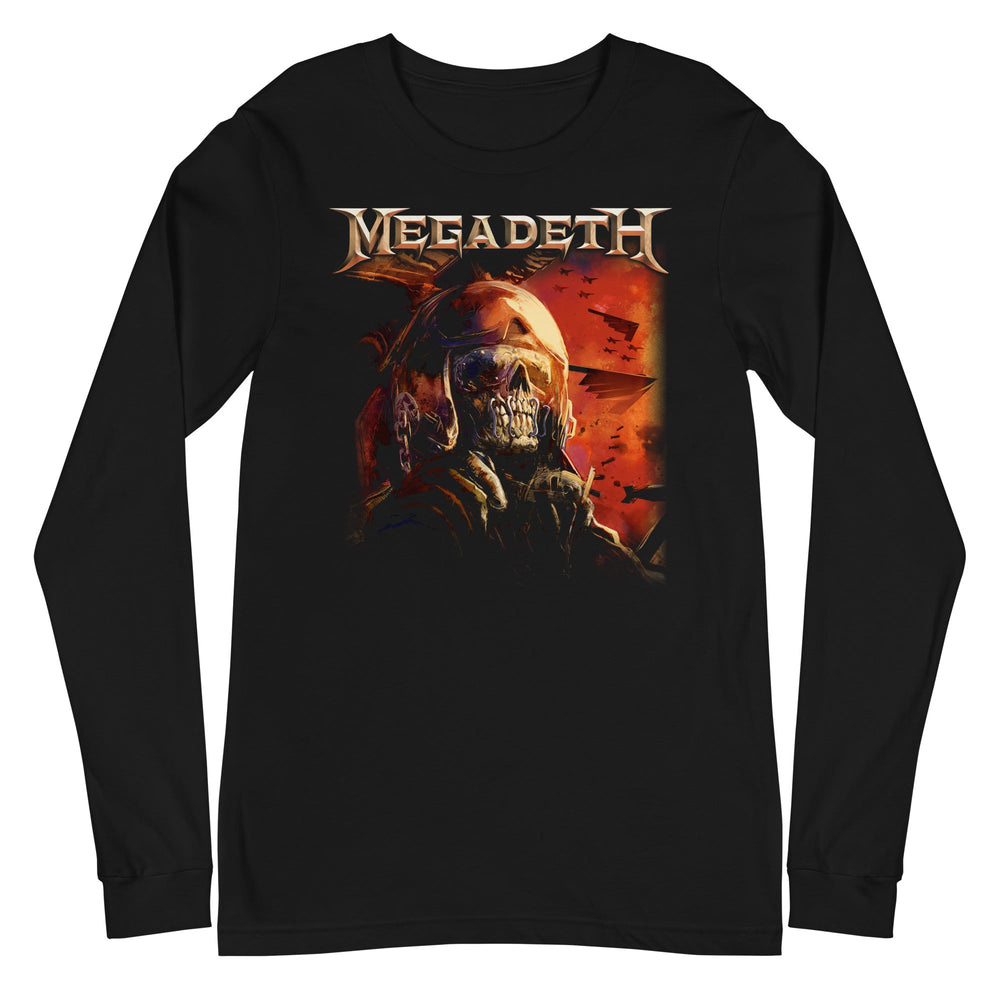 Megadeth - Vic Staring Long Sleeve T-Shirt [Apparel] (ONLINE ORDER ONLY)