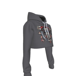 Megadeth Vintage Blades Women's Cropped Hoodie [] (ONLINE ORDER ONLY)