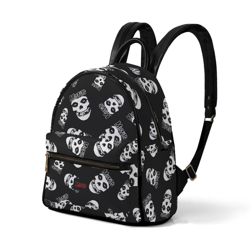 Misfits Classic Skull Mini-Backpack - Vegan Leather [Backpack] (ONLINE ORDER ONLY)