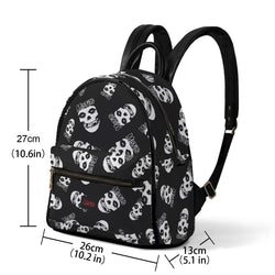 Misfits Classic Skull Mini-Backpack - Vegan Leather [Backpack] (ONLINE ORDER ONLY)