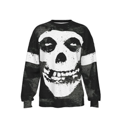 Misfits Giant Skull All Over Print Sweatshirt [] (ONLINE ORDER ONLY)