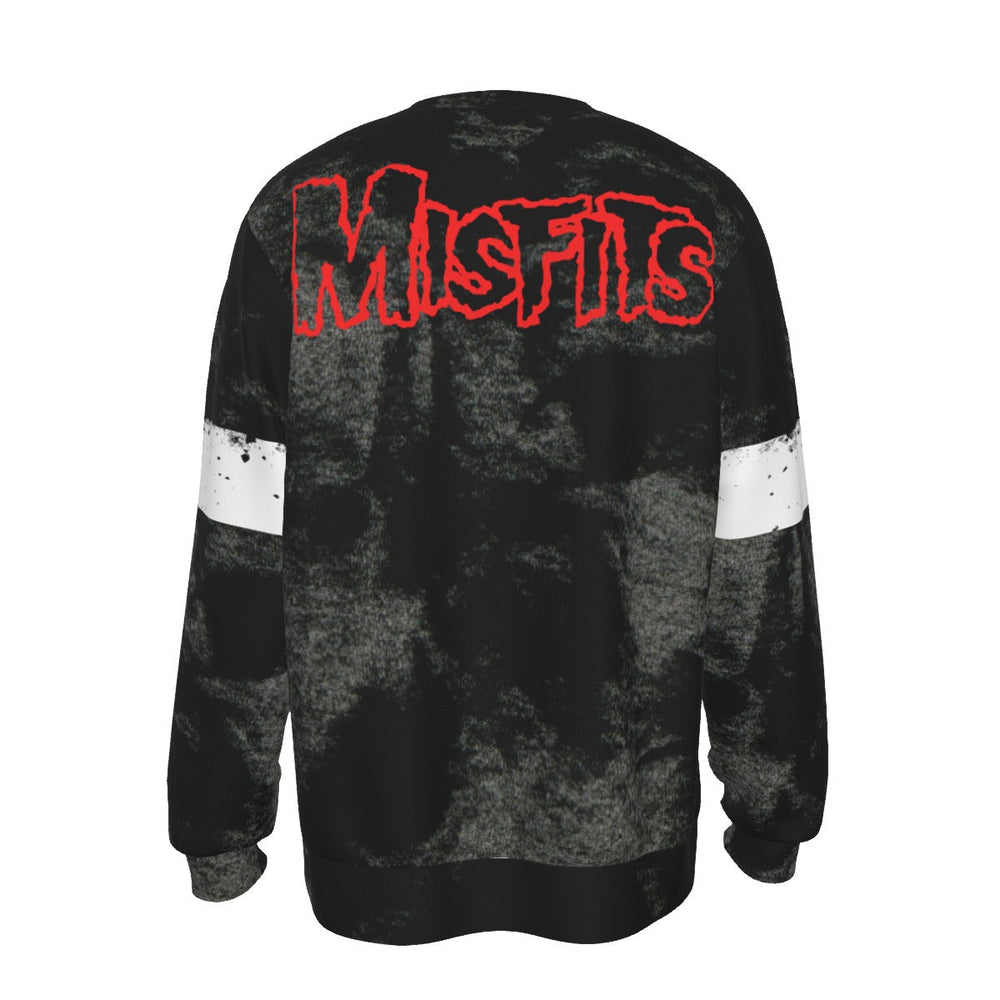Misfits Giant Skull All Over Print Sweatshirt [] (ONLINE ORDER ONLY)