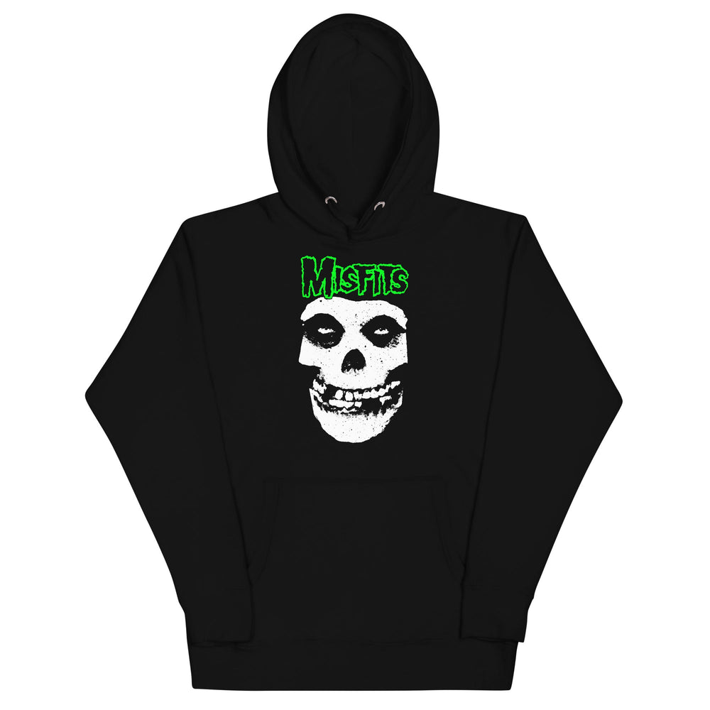 Misfits - Green Skull Hoodie [Apparel] (ONLINE ORDER ONLY)