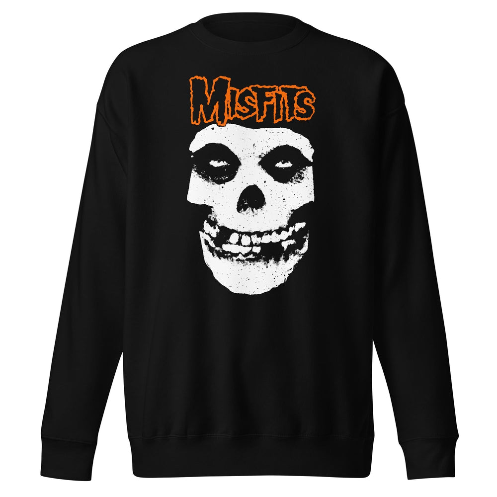 Misfits - Orange Skull Sweatshirt [Apparel] (ONLINE ORDER ONLY)
