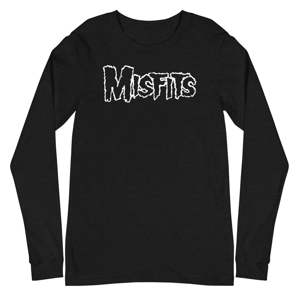Misfits - White Drip Logo Long Sleeve T-Shirt [Apparel] (ONLINE ORDER ONLY)