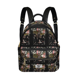 Motley Crue Grafitti Mini-Backpack - Vegan Leather [Backpack] (ONLINE ORDER ONLY)