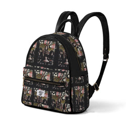 Motley Crue Grafitti Mini-Backpack - Vegan Leather [Backpack] (ONLINE ORDER ONLY)
