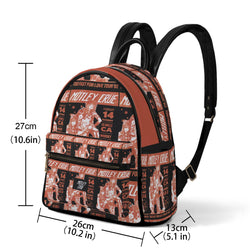 Motley Crue On Repeat Mini-Backpack - Vegan Leather [Backpack] (ONLINE ORDER ONLY)