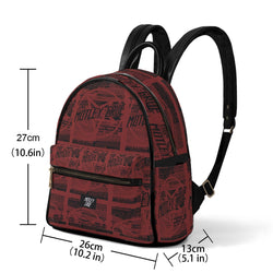 Motley Crue Red Letter Mini-Backpack - Vegan Leather [Backpack] (ONLINE ORDER ONLY)
