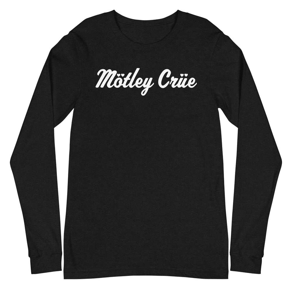 Motley Crue - Script Logo Long Sleeve T-Shirt [Apparel] (ONLINE ORDER ONLY)