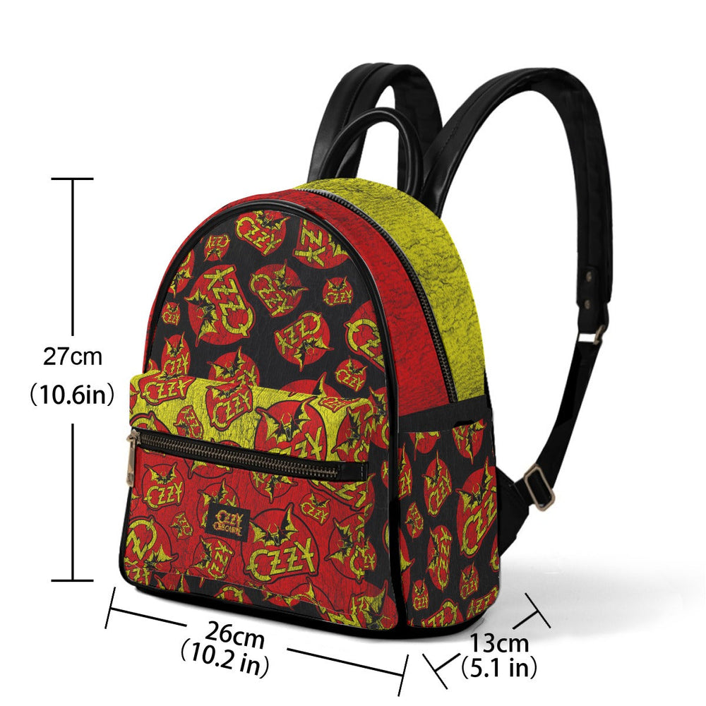 Ozzy Osbourne Bats Mini-Backpack - Vegan Leather [Backpack] (ONLINE ORDER ONLY)