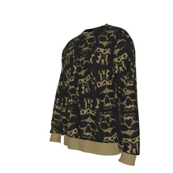 Ozzy Osbourne Crown Skull All Over Print Sweatshirt [] (ONLINE ORDER ONLY)