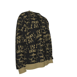 Ozzy Osbourne Crown Skull All Over Print Sweatshirt [] (ONLINE ORDER ONLY)