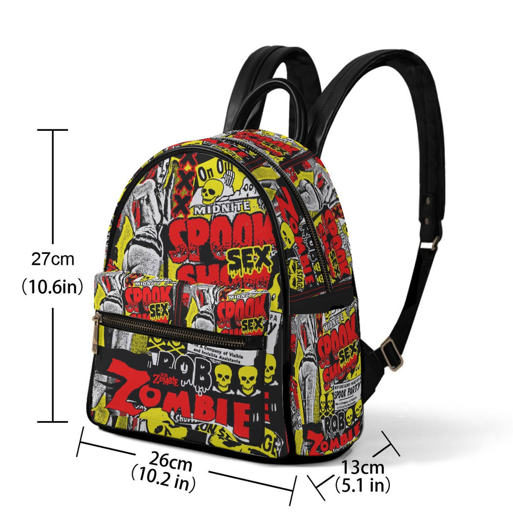 Rob Zombie Comic Book Mini-Backpack - Vegan Leather [Backpack] (ONLINE ORDER ONLY)