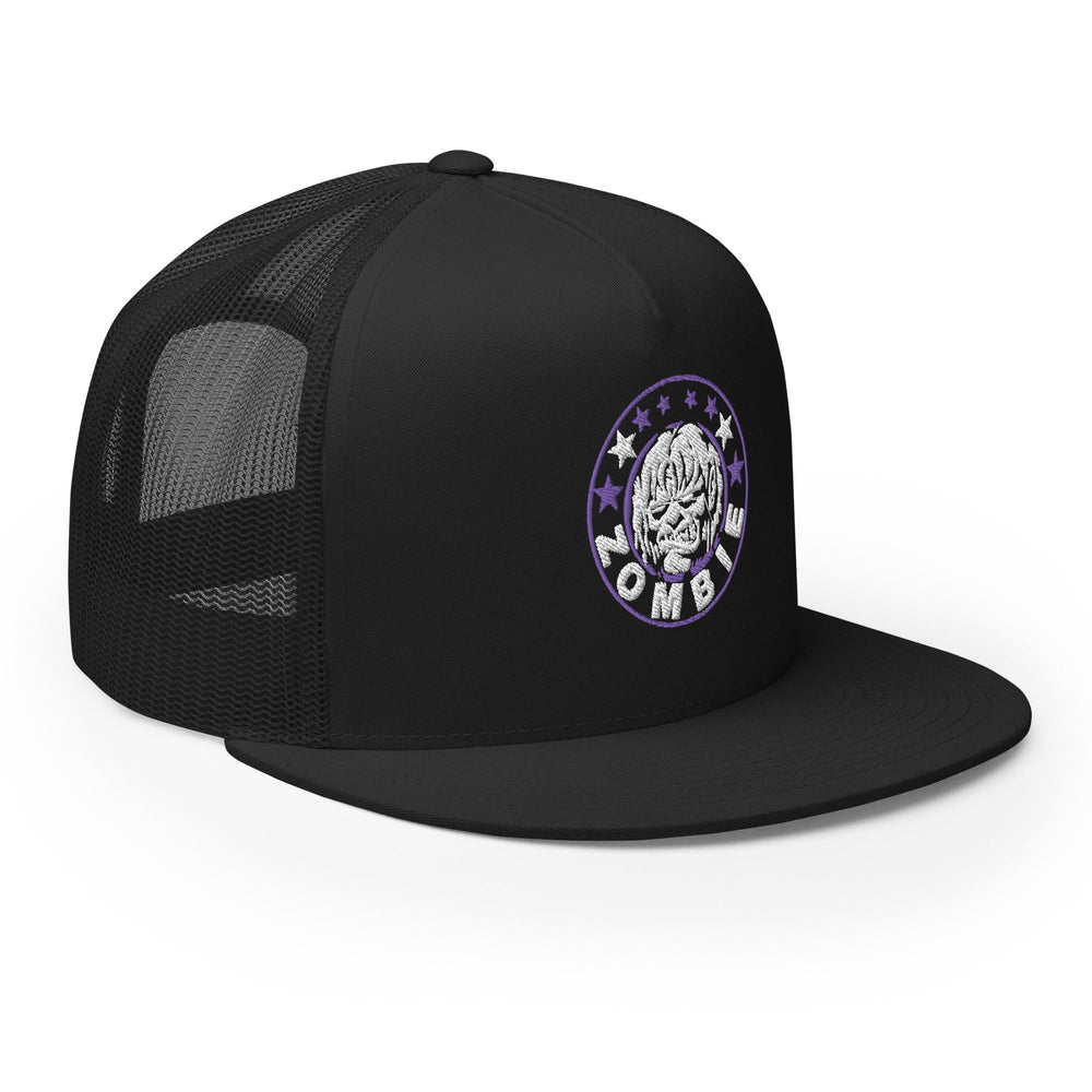 Rob Zombie Purple Circle Embroidered Trucker Hat [Apparel] (ONLINE ORDER ONLY)
