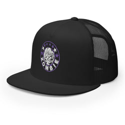 Rob Zombie Purple Circle Embroidered Trucker Hat [Apparel] (ONLINE ORDER ONLY)