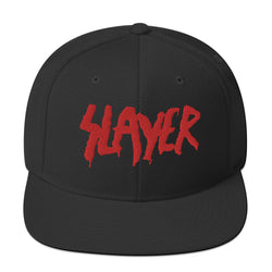 Slayer Drip Logo Embroidered Snapback Hat [Apparel] (ONLINE ORDER ONLY)