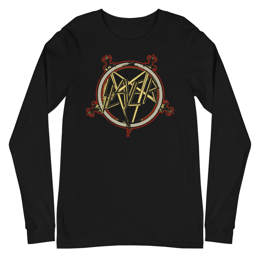 Slayer - Pentagram Logo Long Sleeve T-Shirt [Apparel] (ONLINE ORDER ONLY)