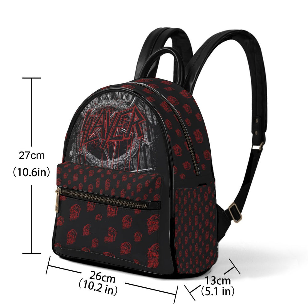 Slayer Red Logo Mini-Backpack Vegan Leather [Backpack] (ONLINE ORDER ONLY)