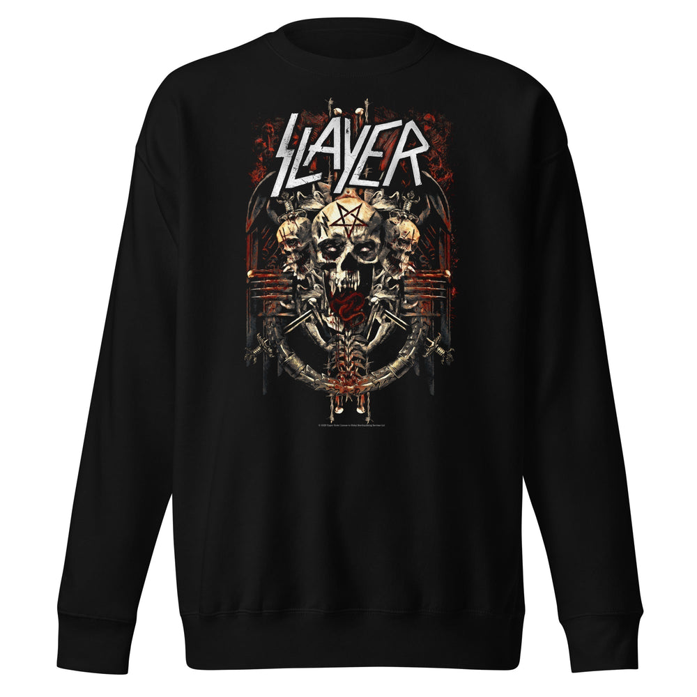 Slayer - Triple Skull Sweatshirt [Apparel] (ONLINE ORDER ONLY)