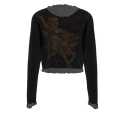 Stone Temple Pilots Purple Women's Mesh Top [Apparel] (ONLINE ORDER ONLY)