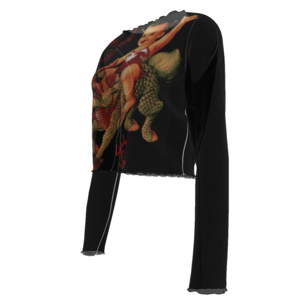 Stone Temple Pilots Purple Women's Mesh Top [Apparel] (ONLINE ORDER ONLY)