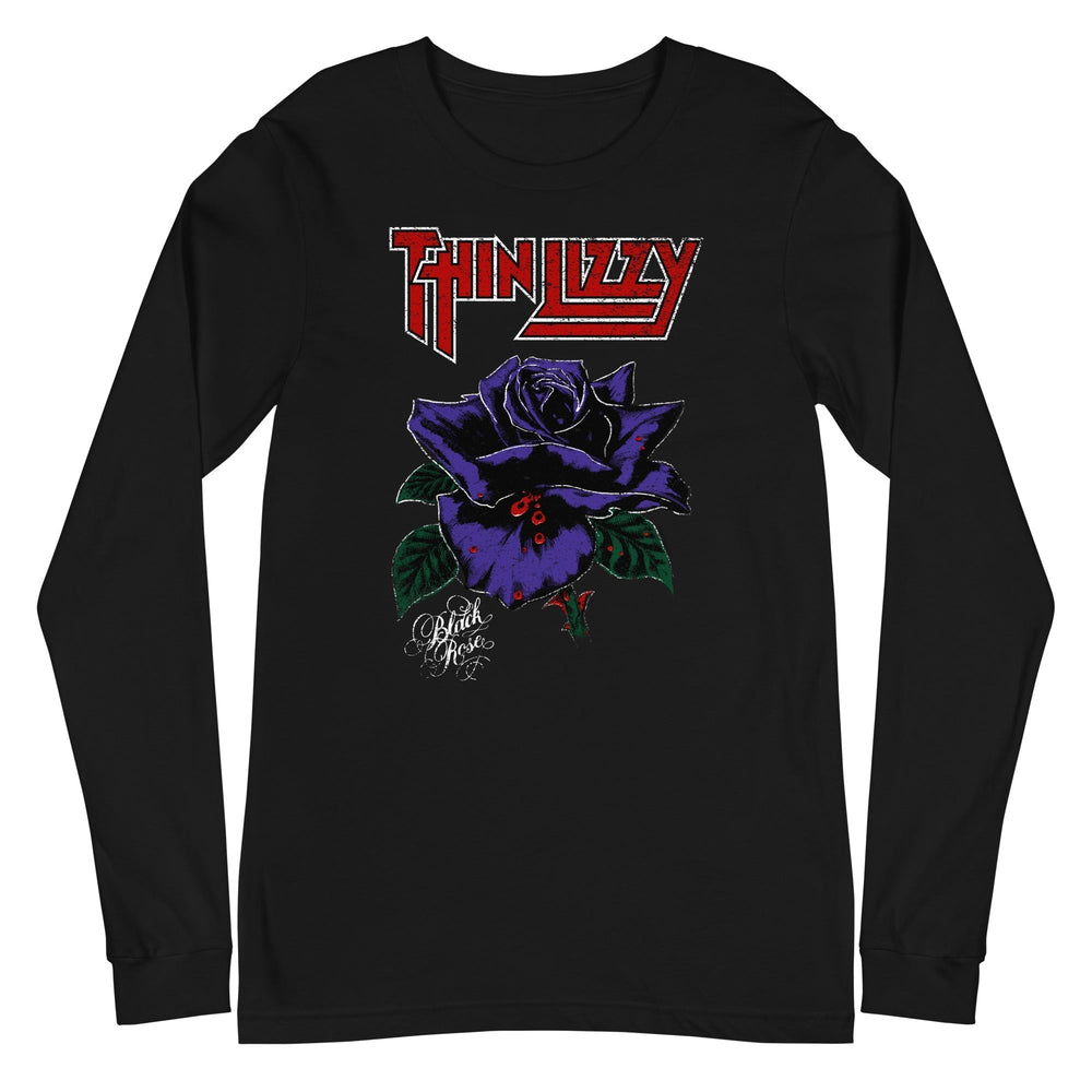 Thin Lizzy - Purple Rose Long Sleeve T-Shirt [Apparel] (ONLINE ORDER ONLY)