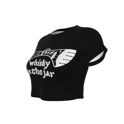 Thin Lizzy Whiskey Women's Crop Top [Apparel] (ONLINE ORDER ONLY)
