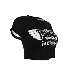 Thin Lizzy Whiskey Women's Crop Top [Apparel] (ONLINE ORDER ONLY)