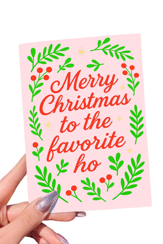 Merry Christmas to the Favorite Ho Card | Funny Holiday Greeting Card (ONLINE ORDER ONLY)