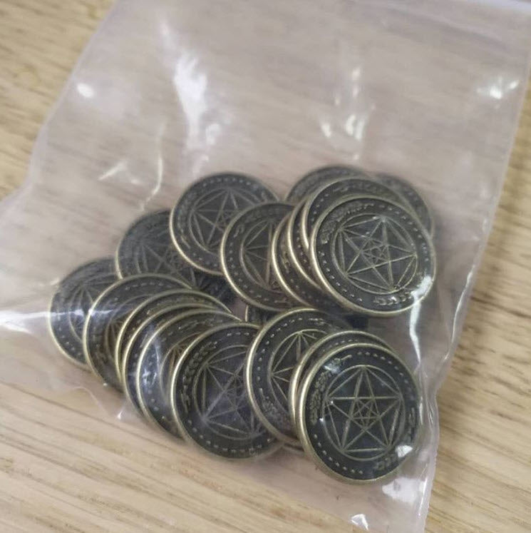 Set a Watch: Metal Coins & Cloth Pouch (Online Order Only)