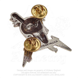Metallica Damage Inc Skull Pewter Pin (Online Order Only)