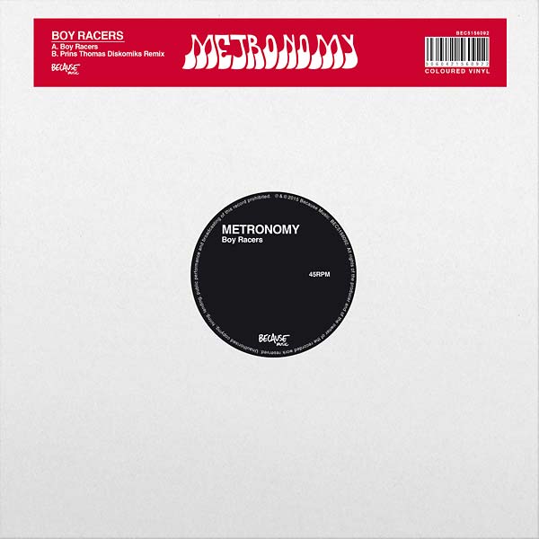 Metronomy - Boy Racers [Vinyl] (ONLINE ORDER ONLY)