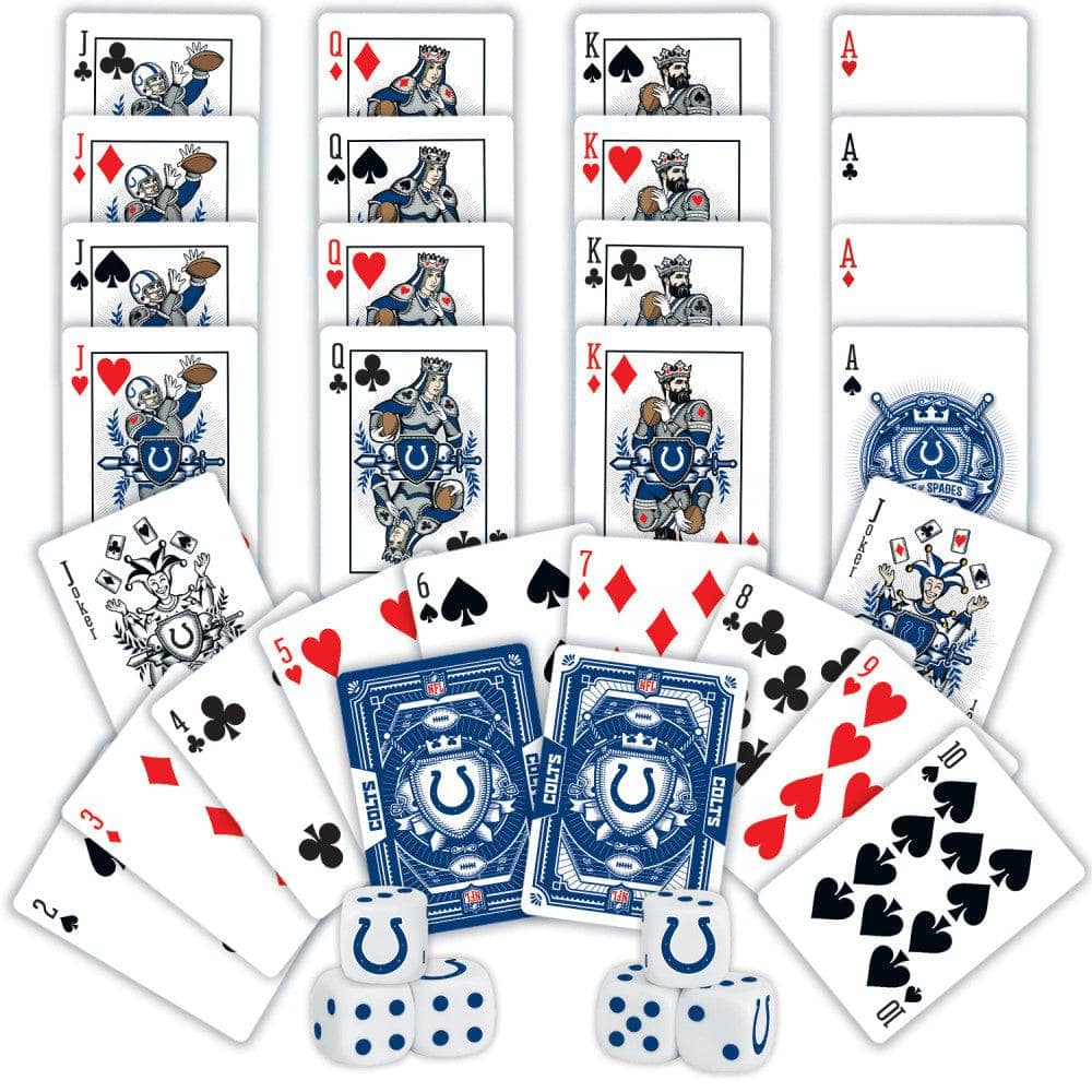 Indianapolis Colts - 2-Pack Playing Cards & Dice Set (ONLINE ORDER ONLY)
