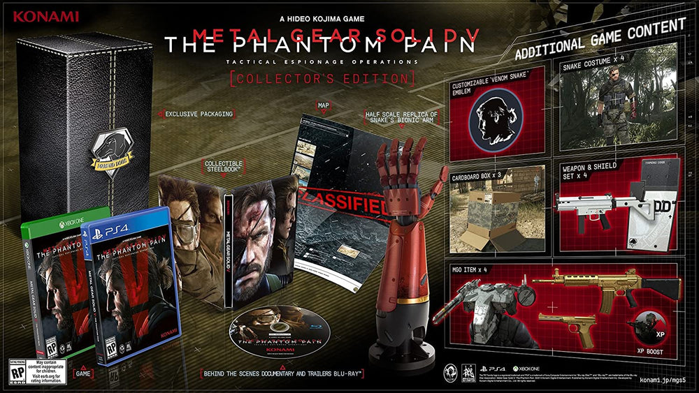 Metal Gear Solid V: The Phantom Pain Collector's Edition (Playstation 4) (Online Order Only)