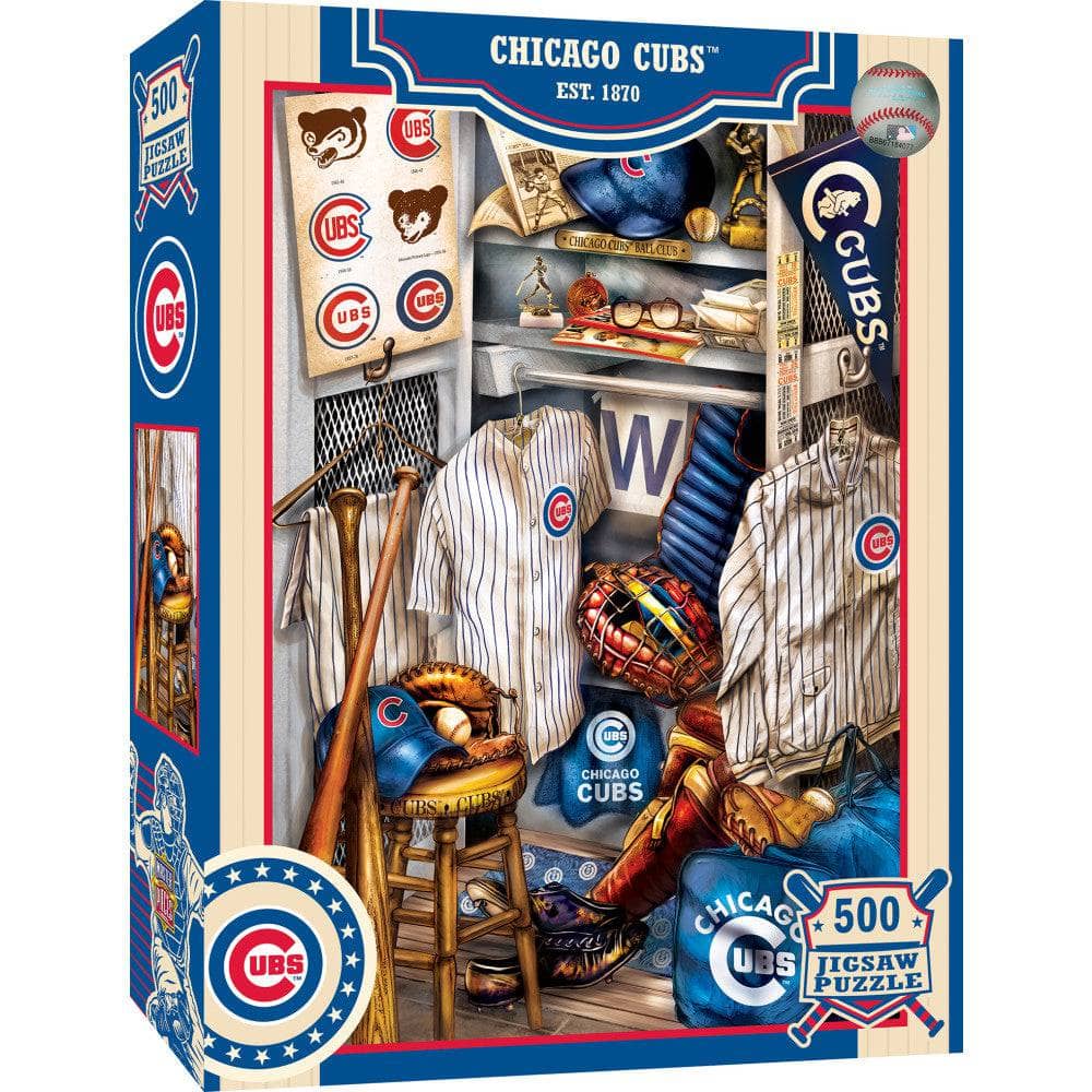 Chicago Cubs - Locker Room 500 Piece Jigsaw Puzzle (ONLINE ORDER ONLY)