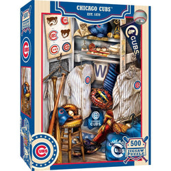 Chicago Cubs - Locker Room 500 Piece Jigsaw Puzzle (ONLINE ORDER ONLY)
