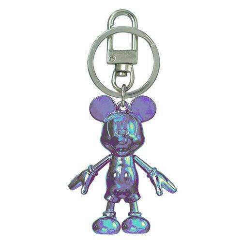 Mickey Mouse October Opal Pewter Dangle Key Chain (Online Order Only)