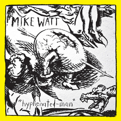 Mike Watt - Hyphenated-Man - Yellow & Black Marble [Vinyl] (ONLINE ORDER ONLY)