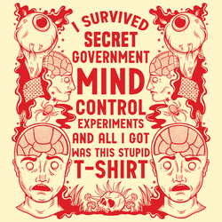 Mind Control Experiments' Shirt (ONLINE ORDER ONLY)