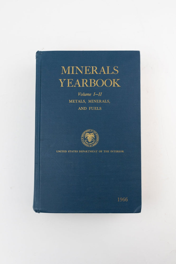 Minerals Yearkbook: 1966 Vol. l-ll (ONLINE ORDER ONLY)