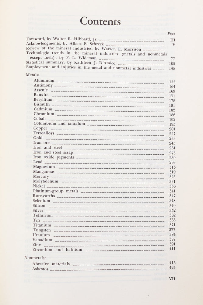 Minerals Yearkbook: 1966 Vol. l-ll (ONLINE ORDER ONLY)