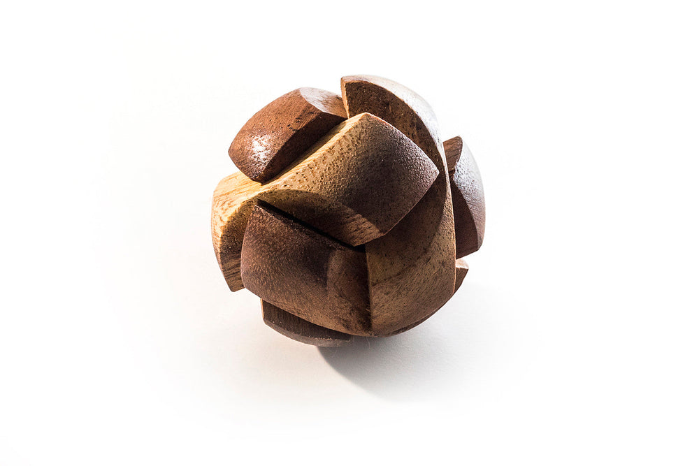 Mini Japanese Ball Puzzle - mechanical wooden brain teaser puzzles for adults and teens (Online Order Only)