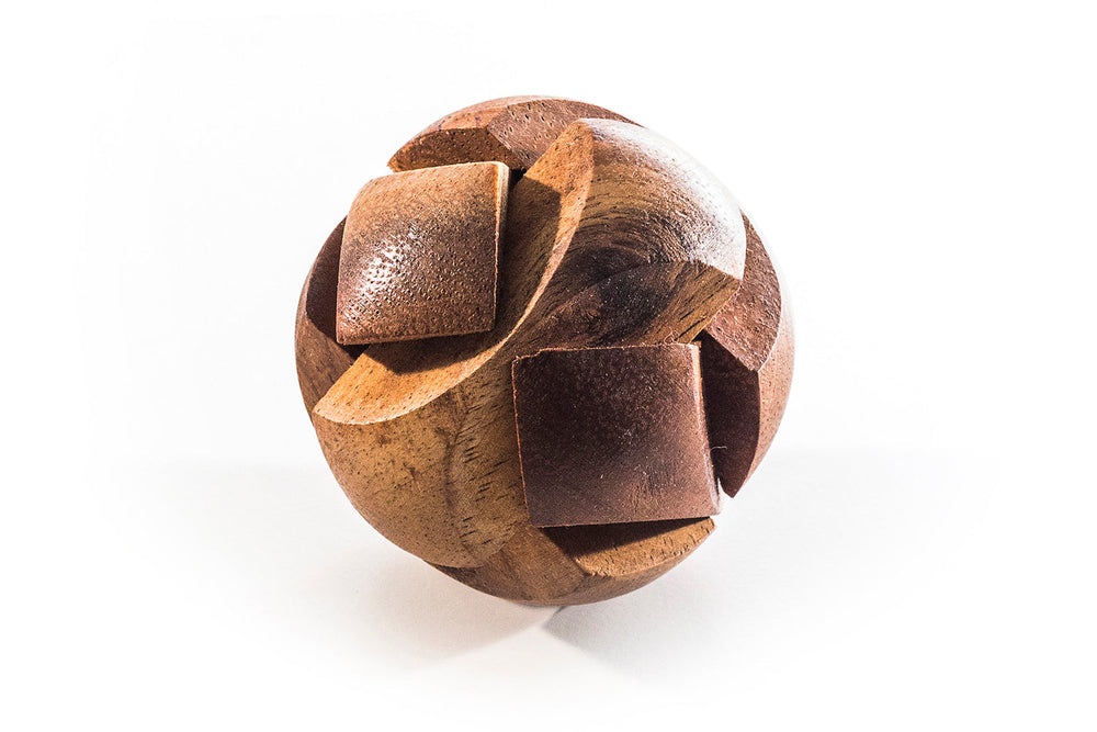 Mini Japanese Ball Puzzle - mechanical wooden brain teaser puzzles for adults and teens (Online Order Only)